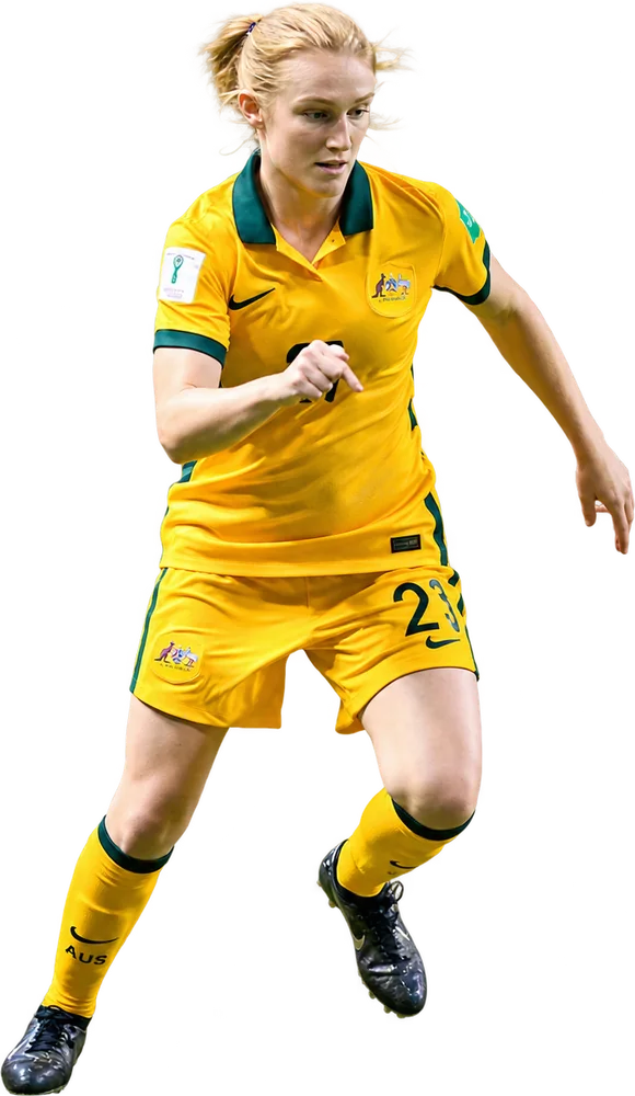 Abbey Lemon con la camiseta de la selección de Australia