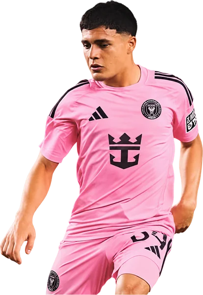 Ricardo Montenegro con la camiseta de Inter Miami